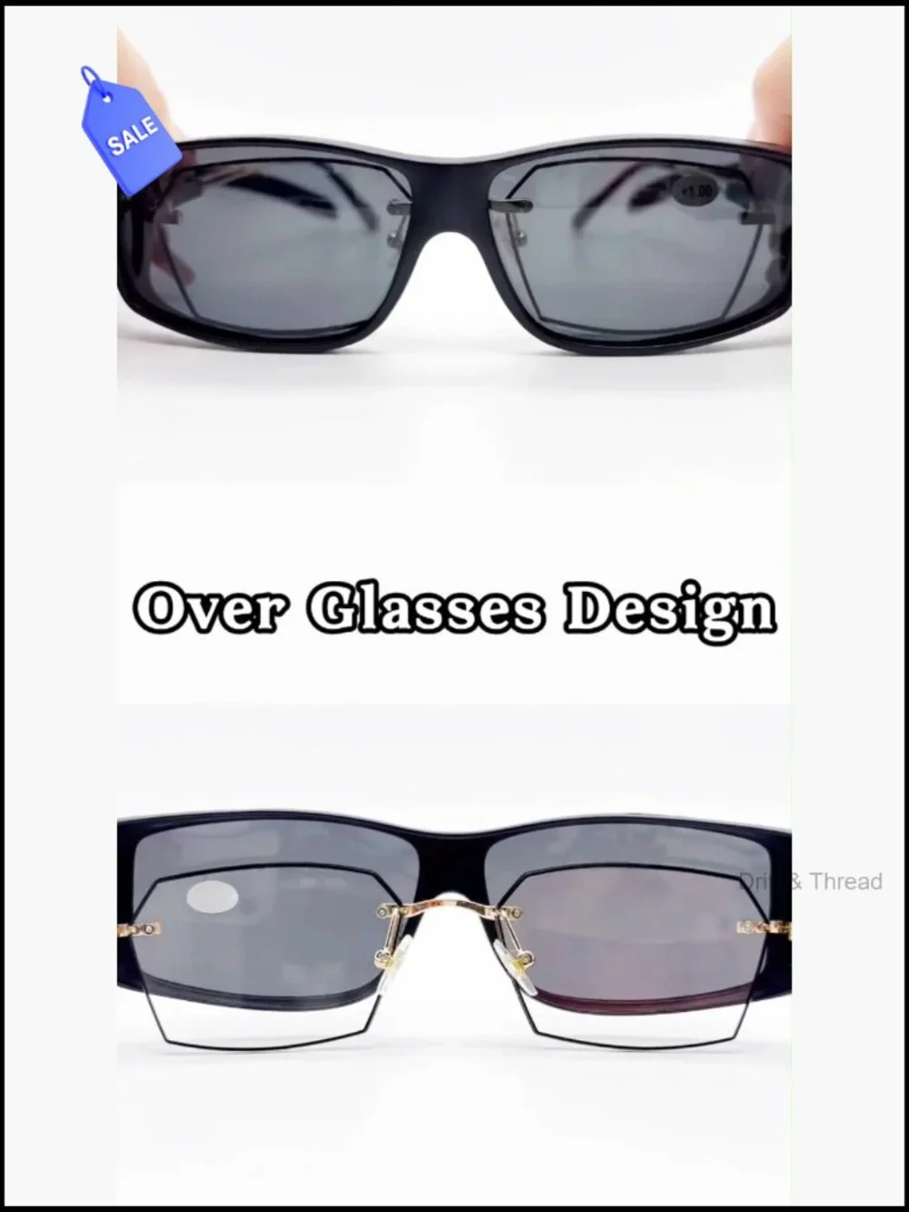 Over Glasses Sunglasses Polarized UV400 Wrap Around Shades Unisex